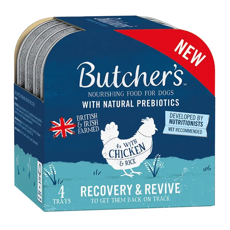 Butchers Recovery & Revive Alutray Wet Adult Dog Food 4X150G Trays