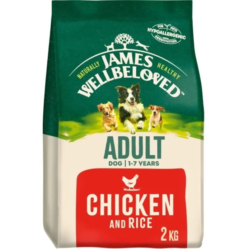 James Wellbeloved Adult Dog Dry Food Chicken And Rice - 2Kg