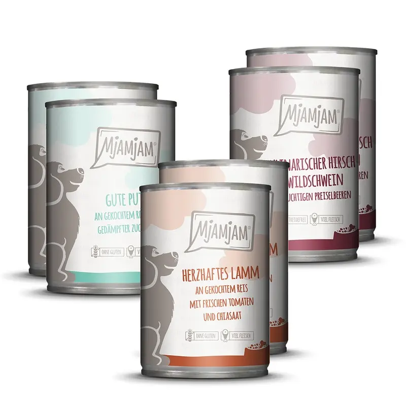 Mjamjam Adult Dog 6 X 400G - Mixed Pack Ii (3 Varieties)