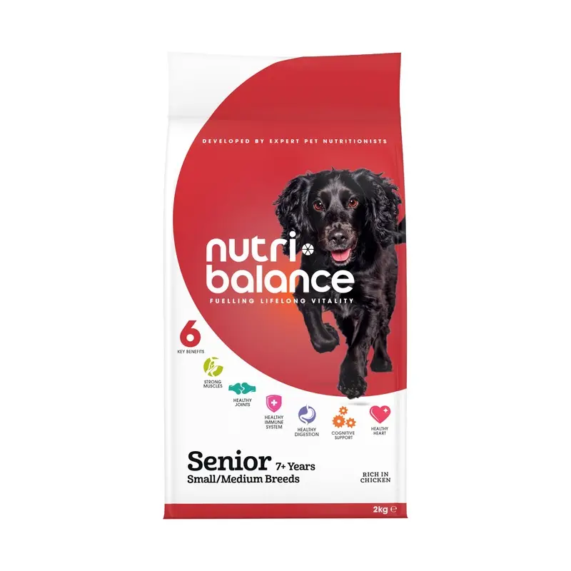Nutribalance Small & Medium Breed Senior Dry Dog Food Chicken