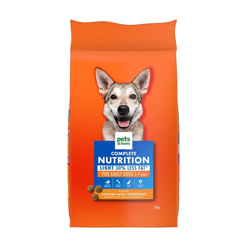 Pets At Home Complete Nutrition Light Dry Adult Dog Food Chicken 15Kg