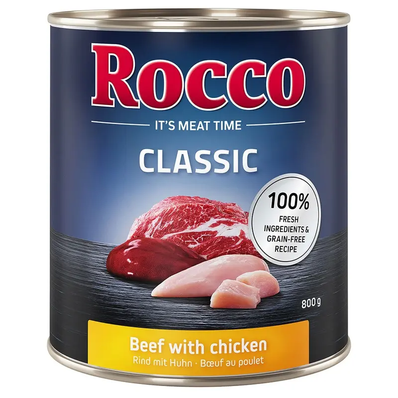 Rocco Classic 6 X 800G - Beef With Chicken