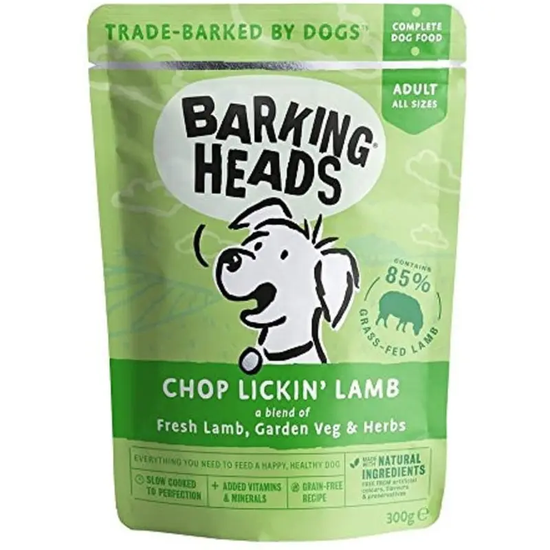 Barking Heads Chop Lickin Lamb - 10 X 300G