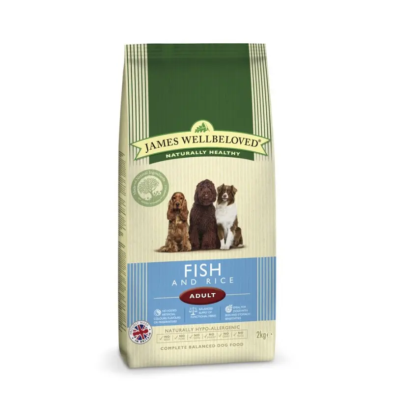 James Wellbeloved Jwb Adult Dog Maintenance Fish & Rice Kibble 2Kg