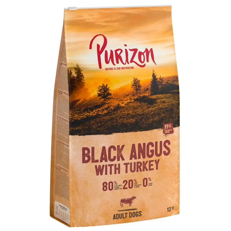 Purizon Original Black Angus Beef With Turkey Adult  Grain-Free - 12Kg