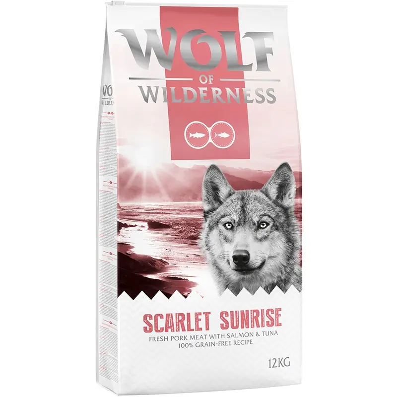 Wolf Of Wilderness Adult "Scarlet Sunrise" - Salmon & Tuna - 12Kg