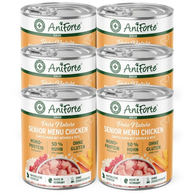 Aniforte Uk Aniforte Purenature Senior Chicken - Wet Food For Senior Dogs 400G