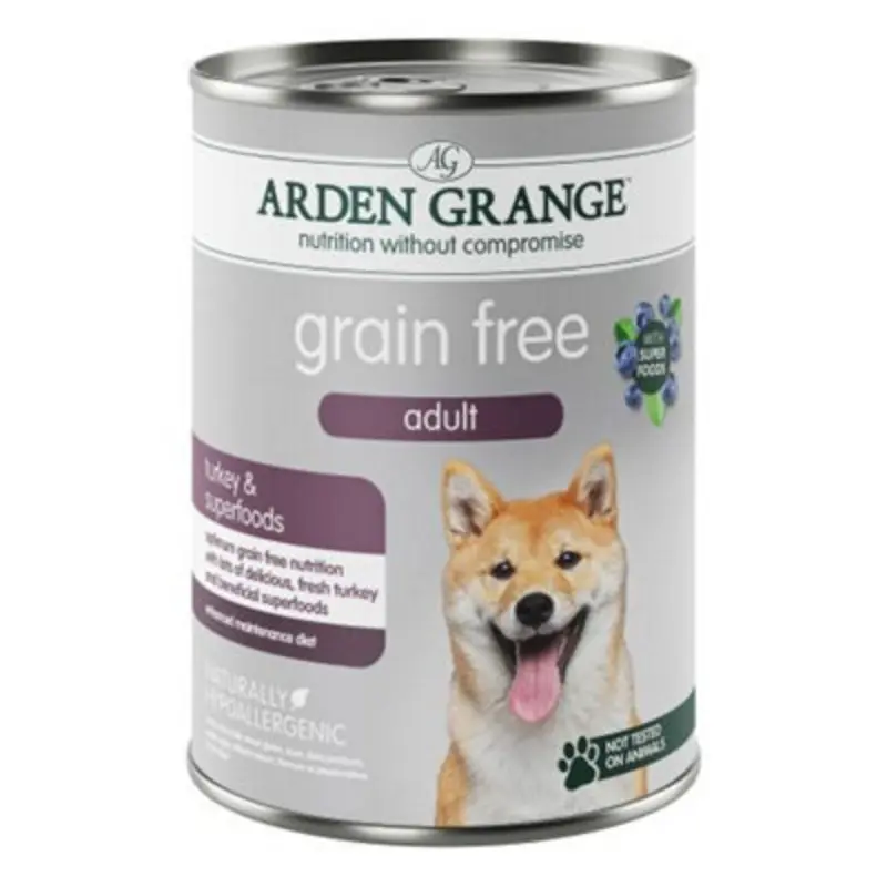 Arden Grange Grain Free Adult Turkey & Superfoods X 6 395G