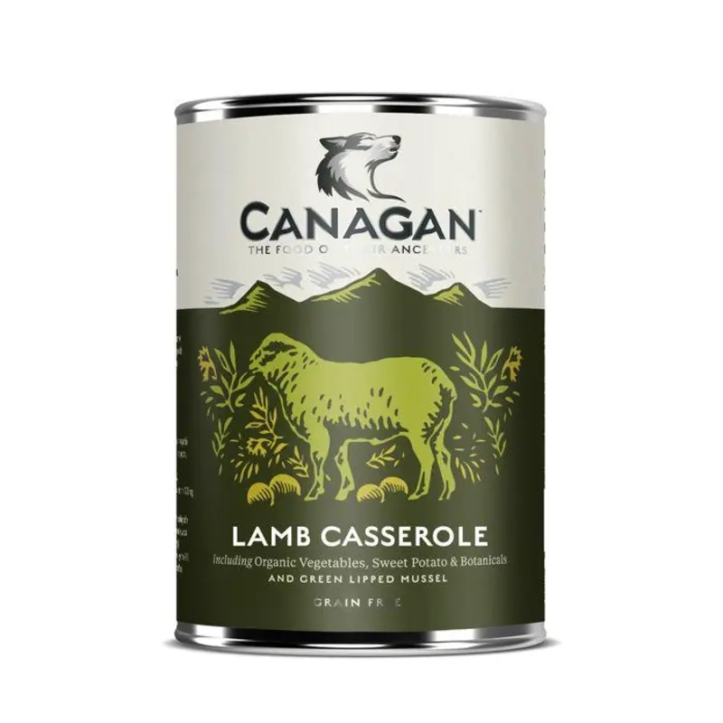 Canagan Grain/Green/Salmon Dog Lamb Casserole | : 6*400G Size 10
