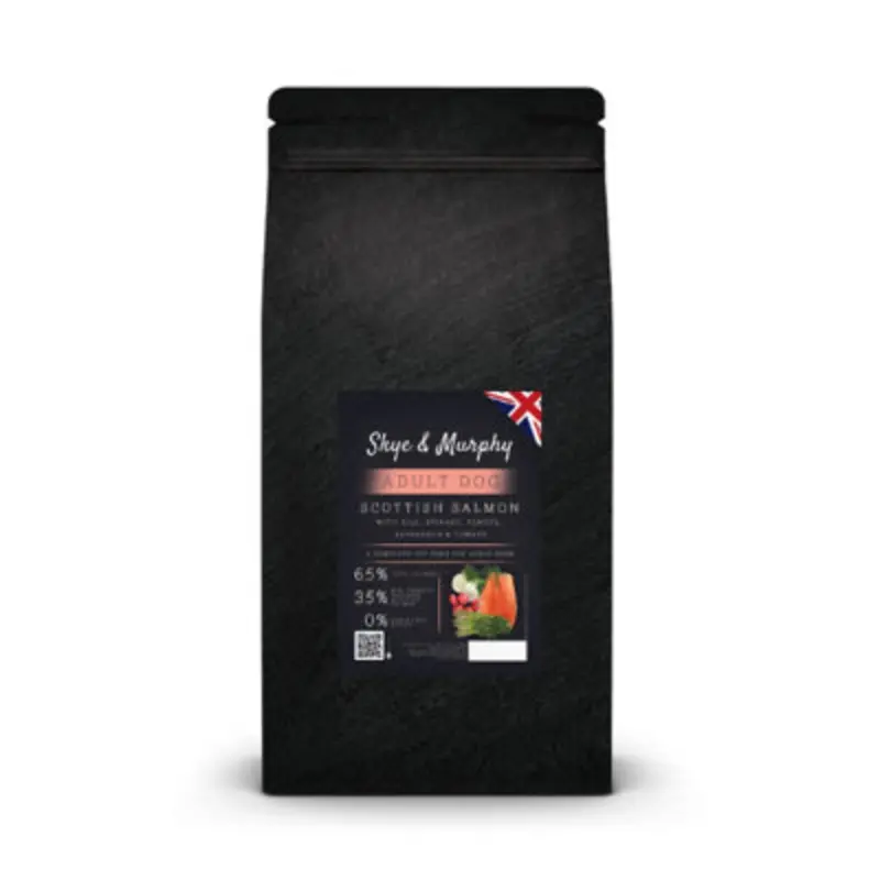 Huggle Pets Skye & Murphy Dog Food Superfood 65 Scottish Adult Dog - 12Kg Salmon