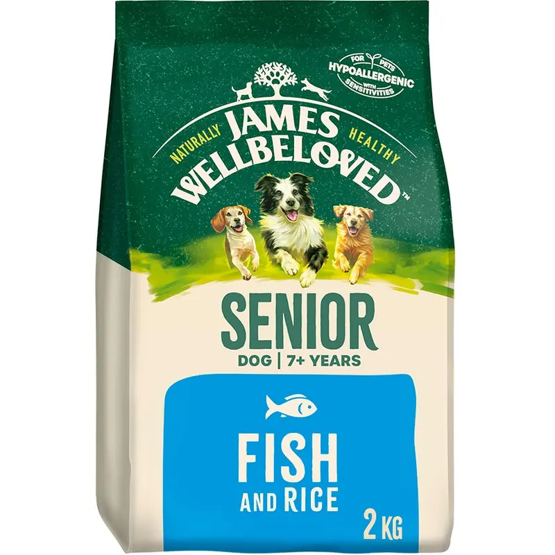 James Wellbeloved Dry Senior Dog Food Fish & Rice 2Kg