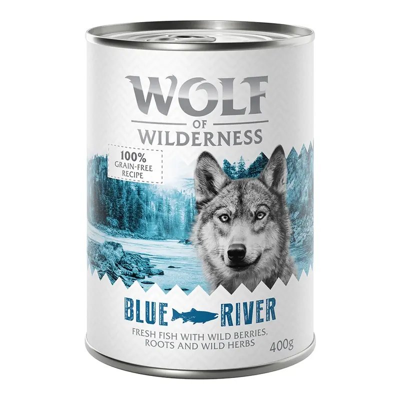 Wolf Of Wilderness Adult Single Protein 6 X 400G - Blue River - Fish