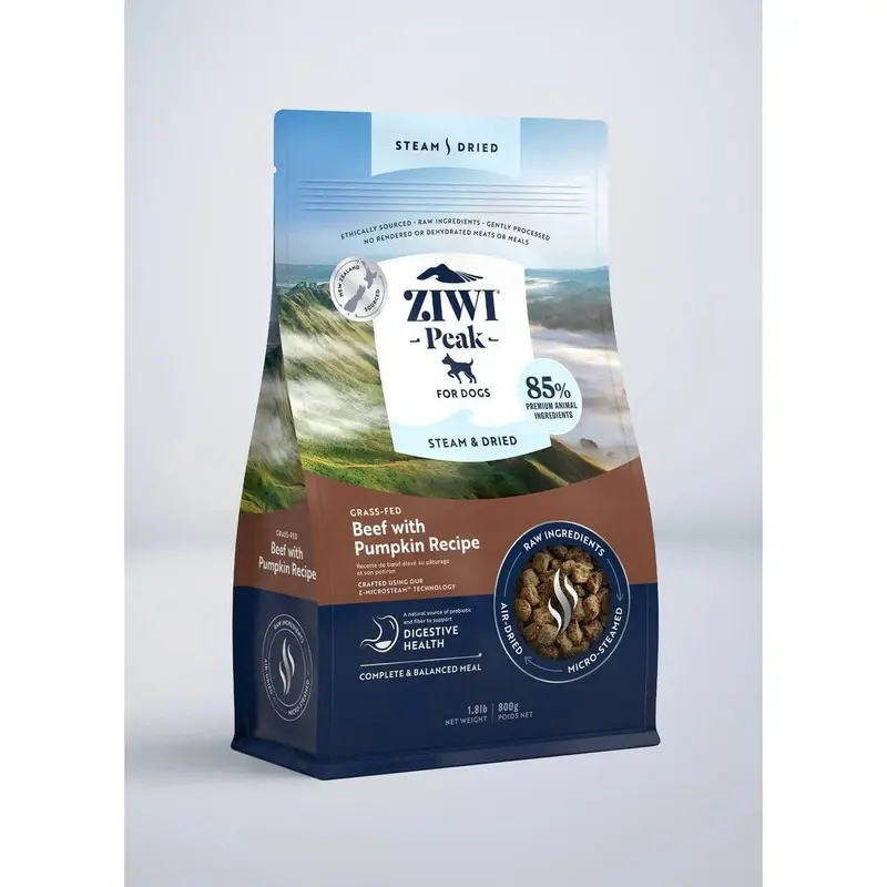 Ziwi Peak Green/Light Dog Steam Dried Beef With Pumpkin | : 800G