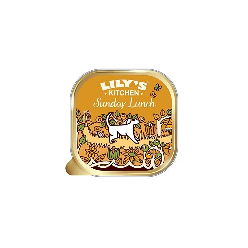 New Lilys Kitchen Adult Sunday Lunch Wet Dog Food (10 X 150 G) Dsl17 Size 10