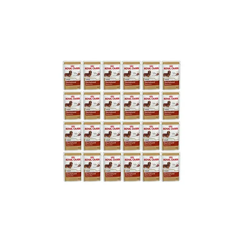 Royal Canin Dachshund Breed Adult, Wet Dog Food Packs Of 85G Size 24