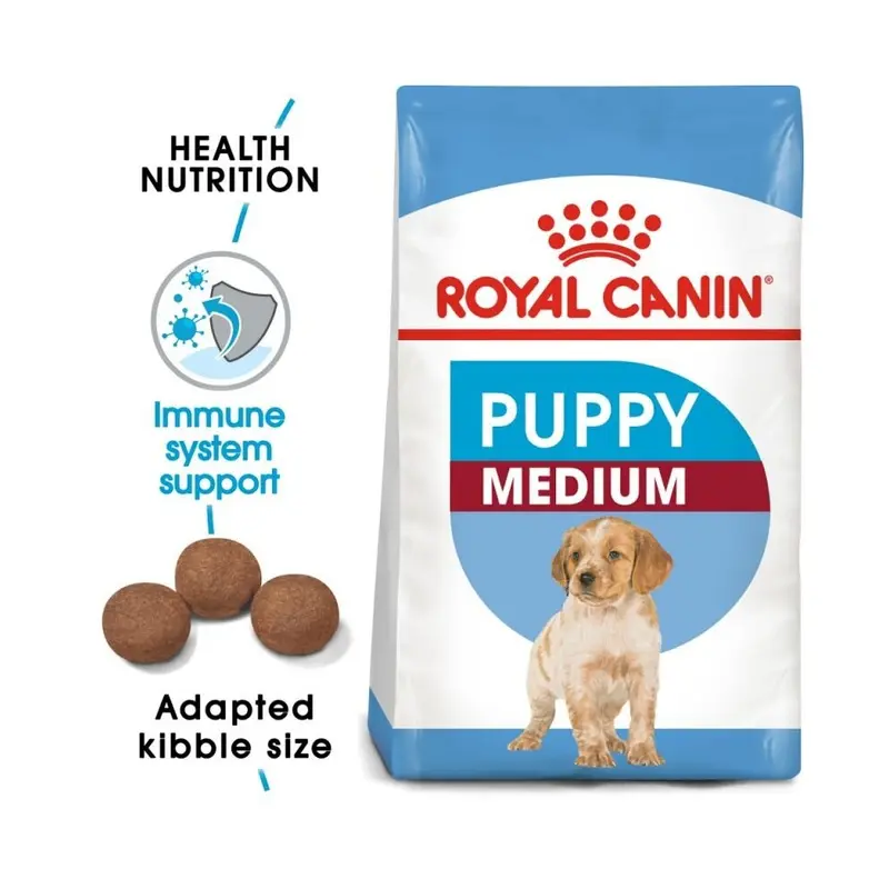 Royal Canin Puppy Dry Dog Food Breed Complete Kibble 15Kg Medium