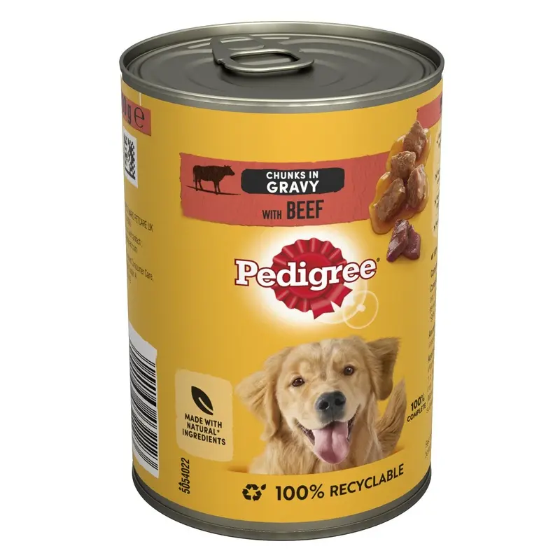 Pedigree Adult Classic 12 X 400G - Beef In Gravy