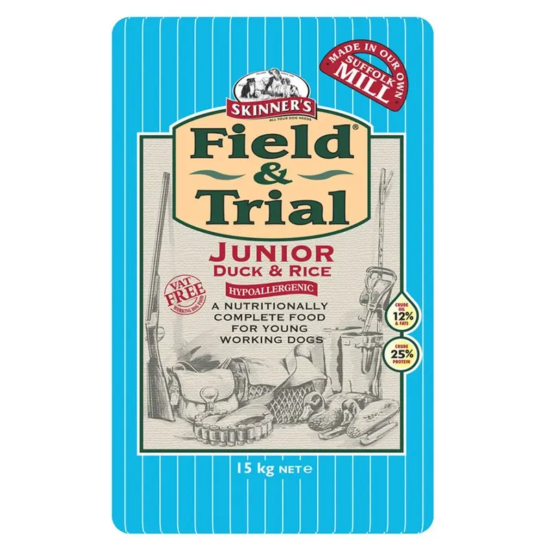 Roger Skinner Field & Trial Junior Duck And Rice 2.5Kg