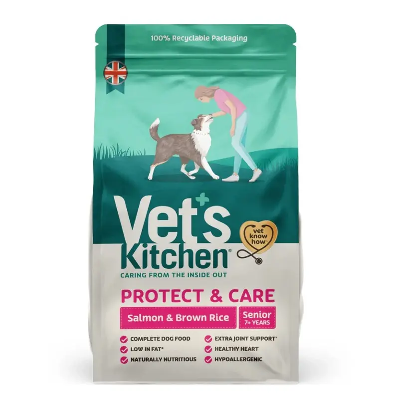 Vets Kitchen Salmon/Brown Protect & Care & Rice 3Kg