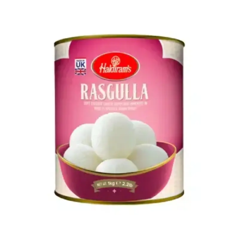 Haldirams Light Haldiram Rasagulla (Tin) - 1Kg