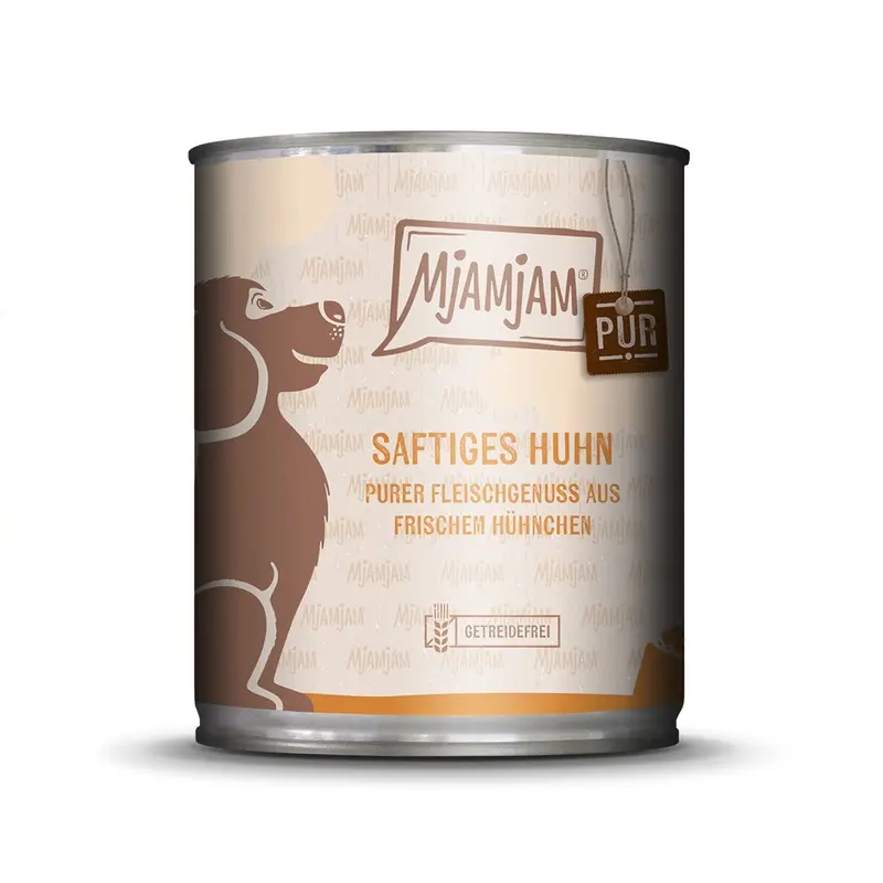 Mjamjam Pure Single Meat 6 X 800G - Pure Chicken