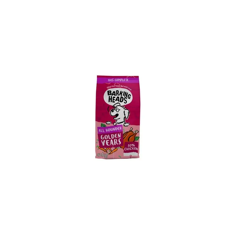 New Barking Heads All Hounder Years Chicken Golden 12Kg