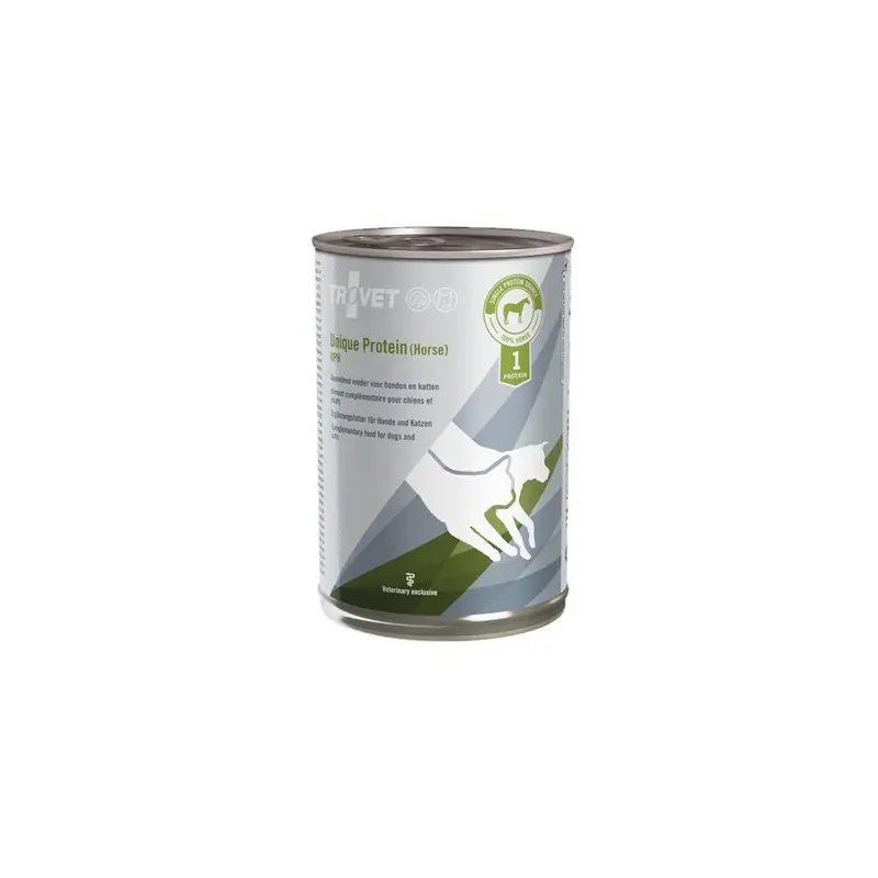 New Trovet Canine/Feline Unique Protein Horse Cans (Uph) - X 400G Size 6