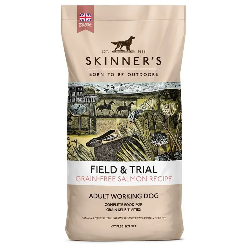 Skinners Field & Trial Dry Dog Food Grain Free Salmon & Sweet Potato, 2.5kg