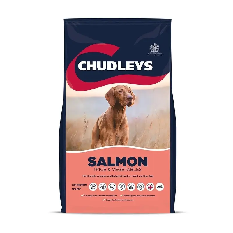 Chudleys With Rice And Vegetables Dog Food - Salmon 14Kg