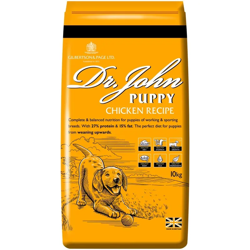 Dr. John Chicken Recipe Puppy Food - Salmon 10Kg