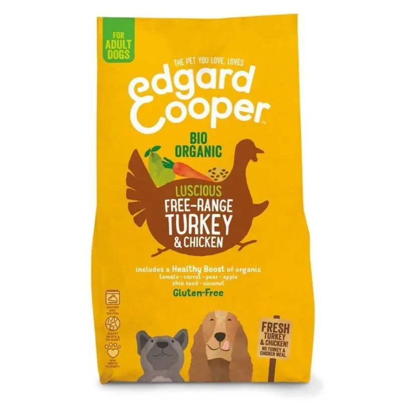 Edgard & Cooper Dog Kibble - Organic Turkey Chicken 2.5Kg