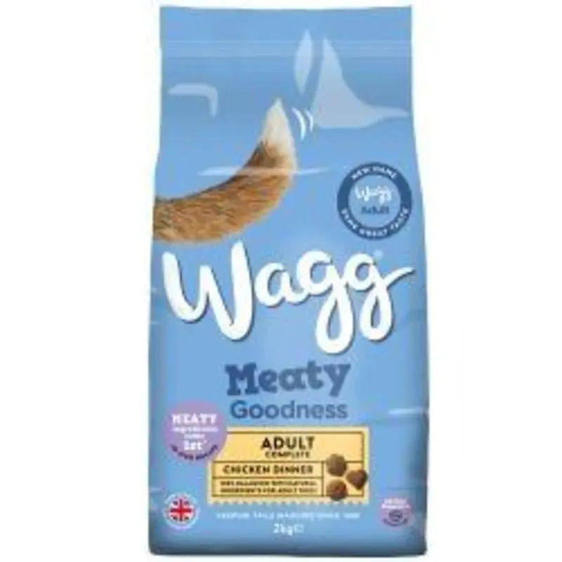 Wagg Meaty Goodness Adult Dry Dog Food Chicken Dinner - 2Kg