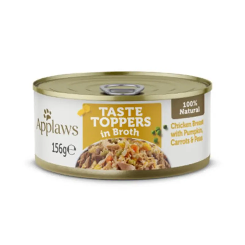 Applaws Tnn Chicken Pumpkin Carrot & Peas In Broth Tin X 156G Size 12