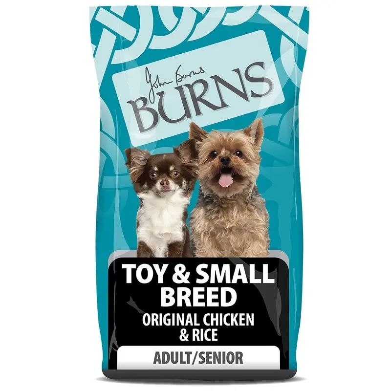 Burns Original Chicken And Rice Toy And Breed Dog Food - 6Kg Brown/White Small
