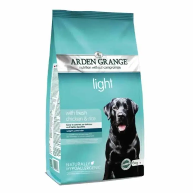 Forest Pet Supplies Light Arden Grange Dog Food Chicken & Rice 2Kg