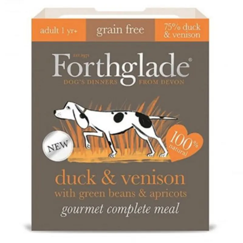 Forthglade Grain/Green Adult Gf Gourmet Comp Duck & Venison395g (Pack Of 7) Size 7