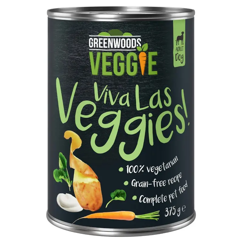 Greenwoods Veggie With Yoghurt, Potatoes, Carrots & Spinach - 6 X 375G