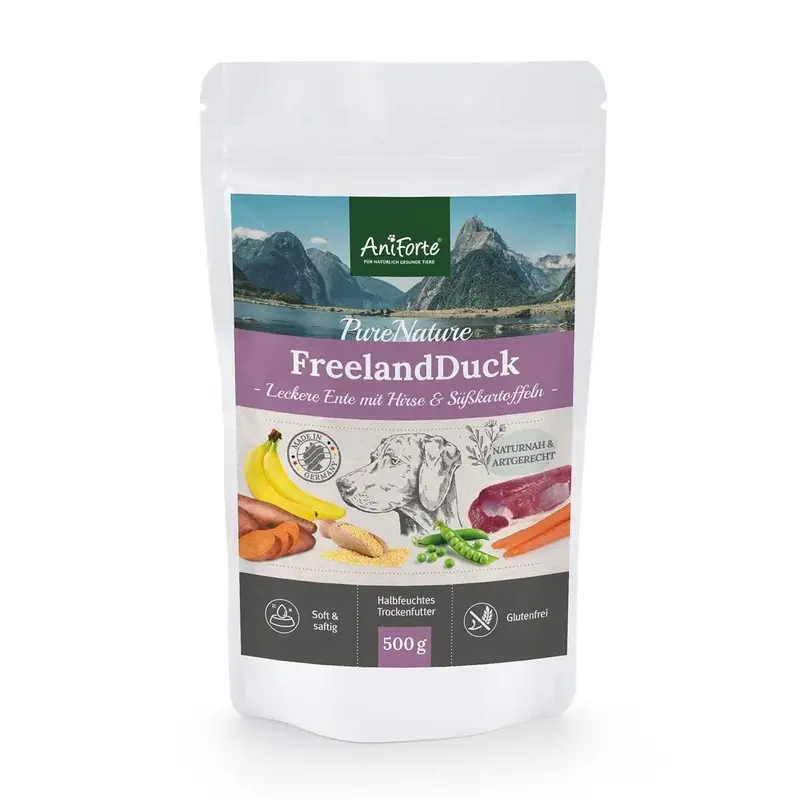 Aniforte Uk Aniforte Semi Moist Cold-Pressed Dog Food Duck