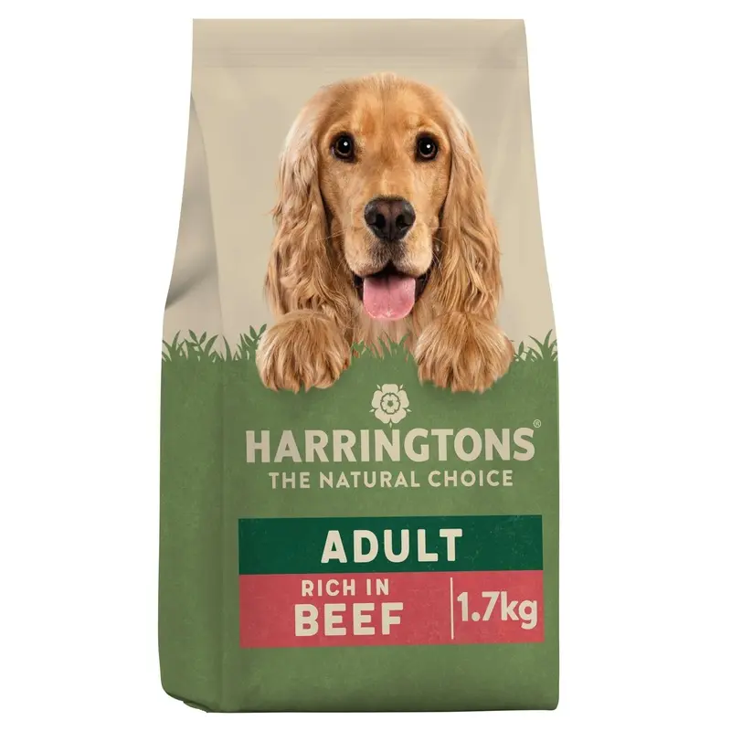Harringtons Adult Complete Rich In Beef And Rice Dog Food - 1.7Kg