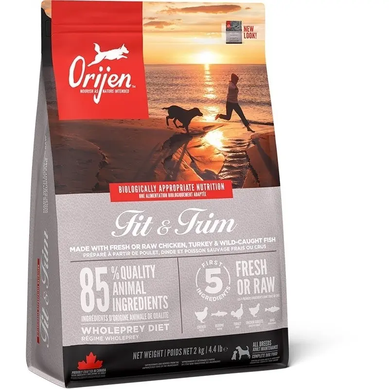 Orijen Fit And Trim Dog Food - Red/Green 2Kg