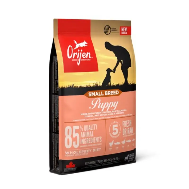 Orijen Salmon/Red Dog Breed Puppy Food | : 4.5Kg Small