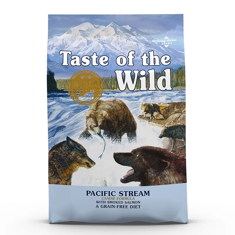 Taste Of The Wild Pacific Stream Grain Free Dry Dog Food Smoked Salmon 12.2Kg