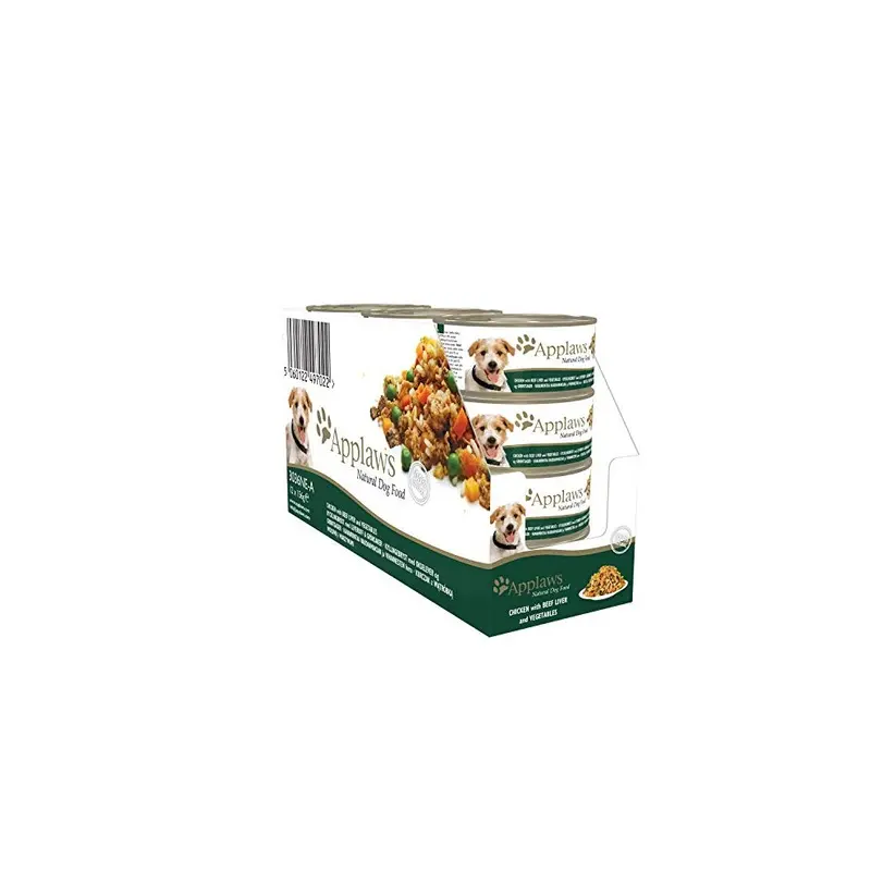 Applaws Dog Tin Chicken Breast With Beef Liver And Vegetables, X 156G Size 12