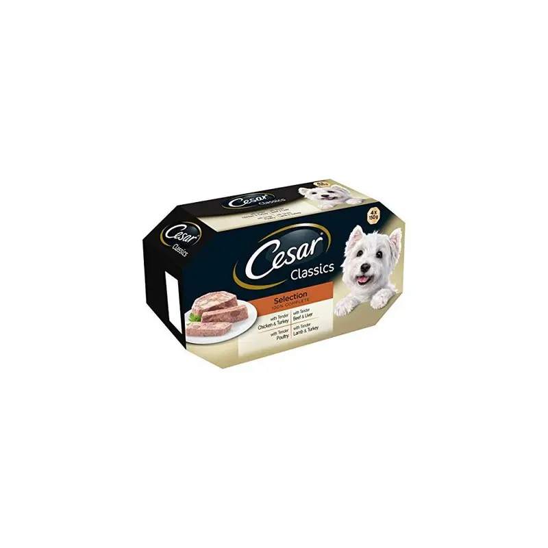 Cesar Classics Wet Dog Food For Adult Dogs, X 150G Size 4