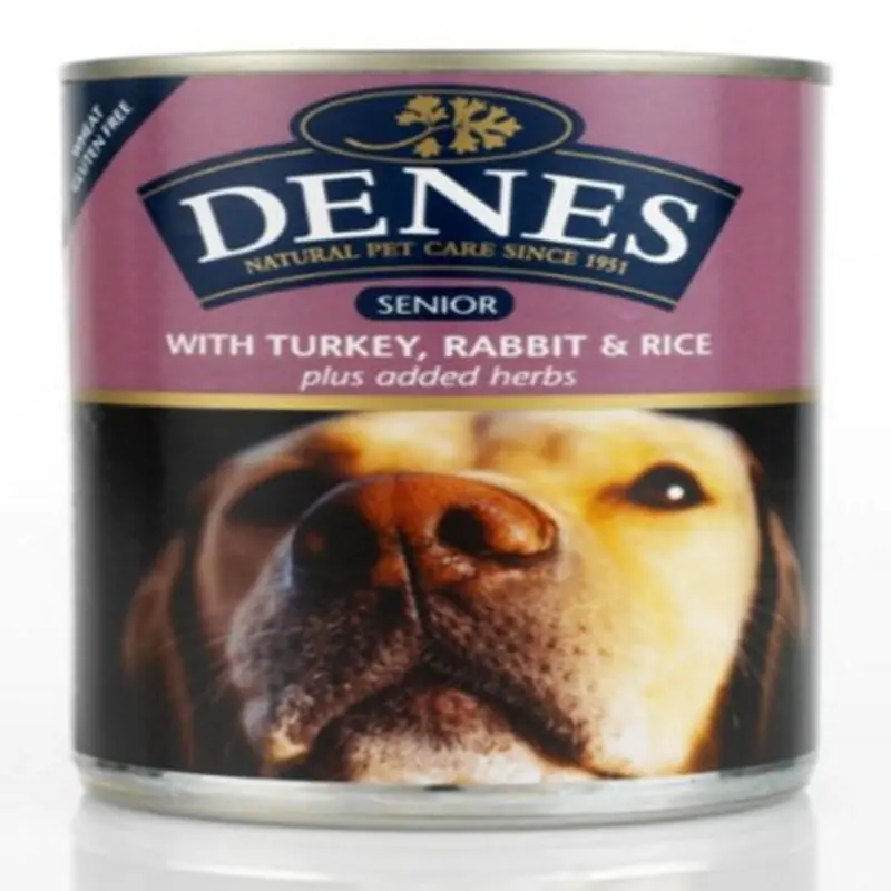 Denes Dog Senior Turkey Rabbit & Rice + Herbs 400G (Pack Of 12)