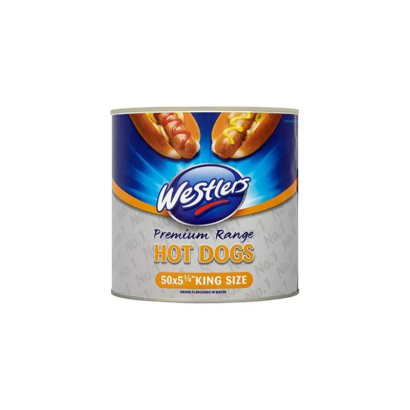 New Westlers Premium Range 50 Hot Dogs King - Pack Of Size 2