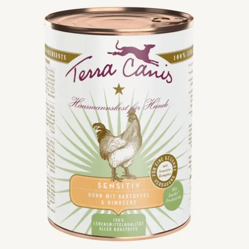 Terra Canis Grain/Black Sensitive Chicken With Potato And Raspberry | : 400G