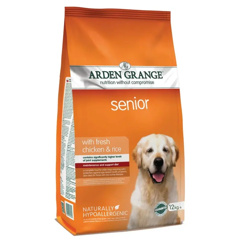 Arden Grange Senior Dry Dog Food With Fresh Chicken And Rice, 12 Kg 12Kg