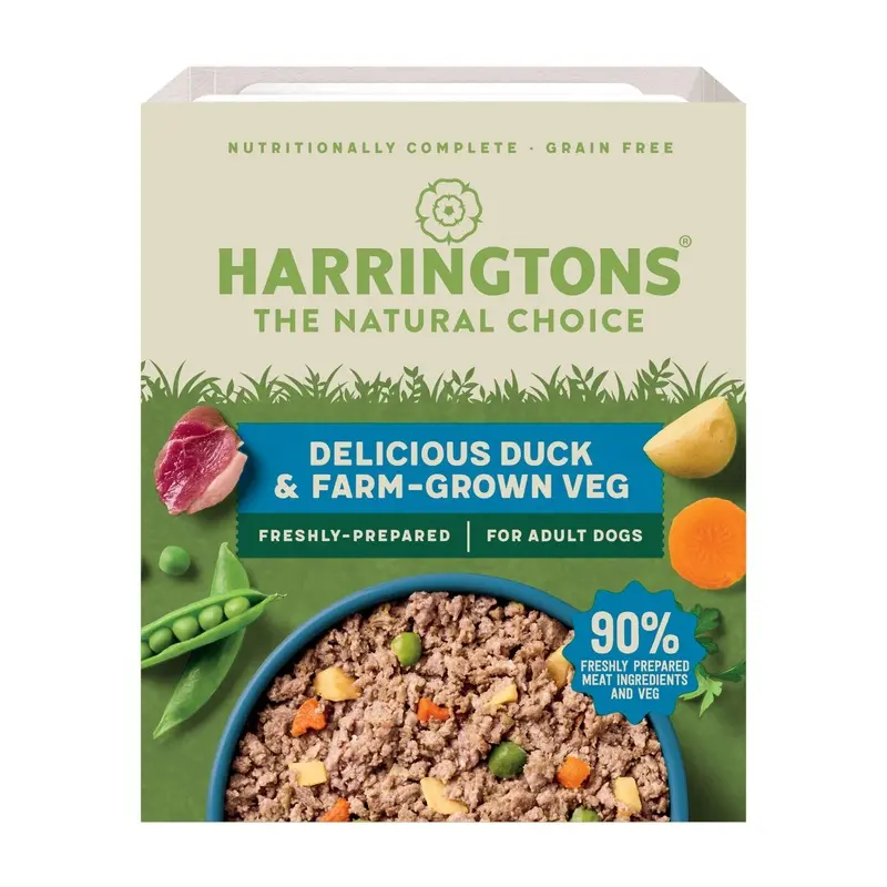 Harringtons Fresh Duck And Veg Adult Free Dog Food - X 400G Grain Size 8