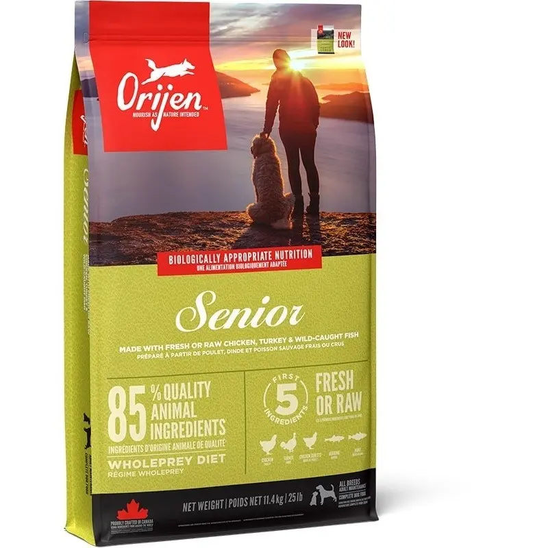 Orijen Senior Dog Food - Red/Green 11.4Kg